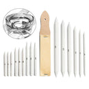 16Pcs Blending Stump Set Smudge Tortillon Sketch Art Drawing Tool Pastel