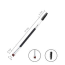 Eyebrow Brush Dual-ended Duo Brow Eyeliner Angled Cut Spoolie Brush Makeup Z1Z4