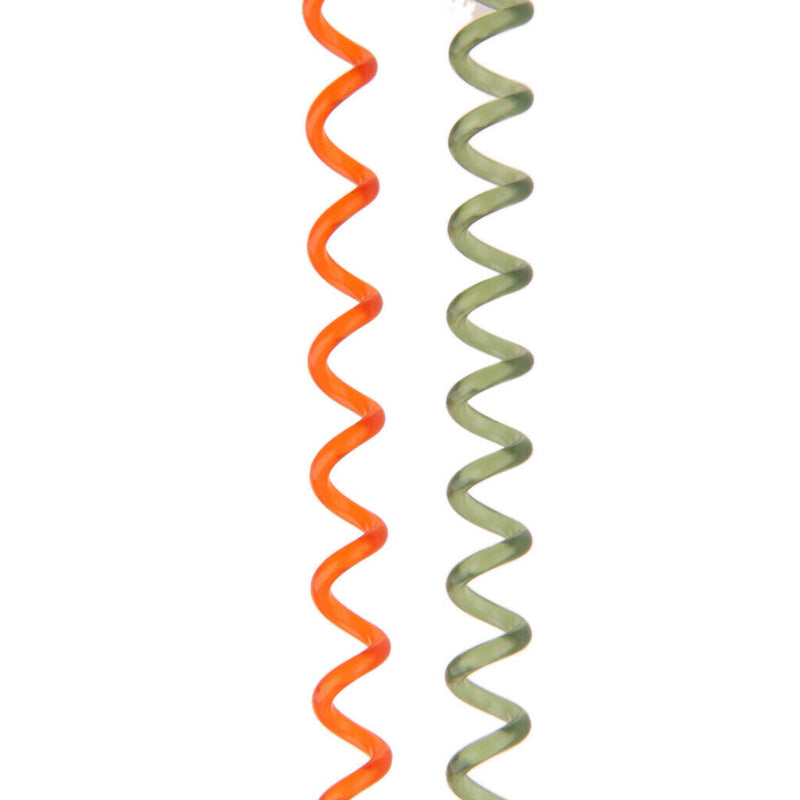 12pcs Plastic Spiral Key Chain Stretchable String Keyring Key  Craft