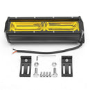7 Inch 216W Yellow Led Work Light Bar Flood Driving Lamp Car Truck Boat Off