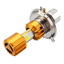 H4 Motorcycle 10W LED 3 COB Motorcycle Headlight Bulb 500LM Hi/Lo Beam Li 3C