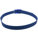 Men's Women's Silicone Belt Rubber Plastic Buckle Plain Leather Style Adjus N2K2