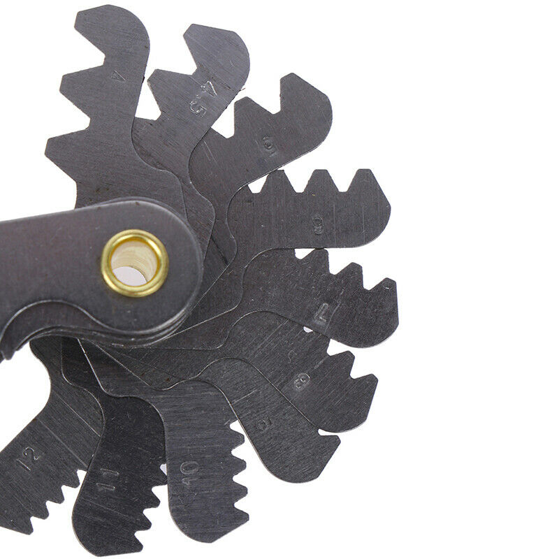 40pcs Thread Measuring Gage 60 Degree Whitworth Metric Screw Thread Pitch Ga Gw