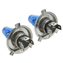 1 PAIR H4 HEADLIGHT GLOBES CAR LIGHT BULBS 6000K 100/90W 12V XENON SUPER FT