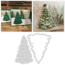 Christmas Tree Metal Cutting Dies DIY Scrapbooking Cuts Crafts Stencil B7S3
