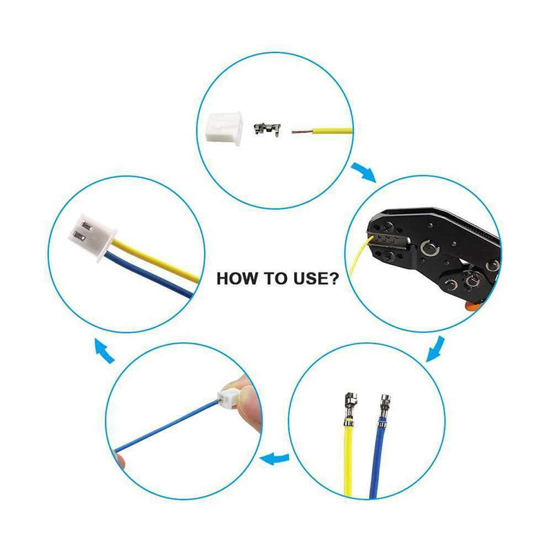 460pcs Pitch 2/3/4/5/6 Pin JST Sm Connector Male & Female Plug Housing Kits