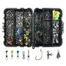 160pcs/box Fishing Accessories Kit Including Jig Hooks fishing Sinker