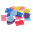 18 Pieces Multi Shapes Kids Sponge Painting Shapes Stamp Foam Sponge Brushes