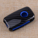 Carbon Fiber Flip Key Case Fob Cover fit for VW Golf 6 Passat B7 Jetta Tiguan hf