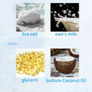 100G Sea Salt Soap Cleaner Removal Pimple Pores Acne Treatment Goat Milk Mo