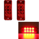 6 Pcs LED Car Side Marker Indicator Light 10-30V For Trailer Truck Lorry