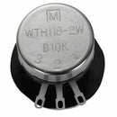 Carbon Linear Variable Potentiometer with Diameter Knob, WTH118-2W 10K Ohm