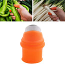 4pcs Thumb  Vegetable Finger Plant Cutter Tool Peppers Strawberries Picking