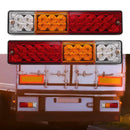 20 LED Universal Car Trailer Truck Tail Light Brake Stop Turn Signal Lamp NRQ