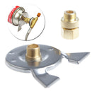 Outdoor Hiking Stove Burning Adapter Furnace Stove Connector Converter Gas Tank