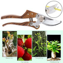 Bypass Pruning Shears Hand Pruner Safety Lock Scissors Garden Snips CutterFT