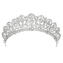 Bridal Tiara big crystal Queen Crown Wedding Hair Accessories diadem headba O7I5