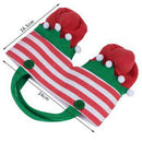 Merry Christmas Santa Bag Cover Xmas Dinner Party Table Decor
