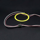 60MMCar 12V COB LED CCFL  Rings Angel Eyes DRL Fog Light Head Lamp White