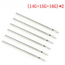 38PCS Professional Body Piercing Tool Kit Ear Nose Navel Nipple Needles Set  FT