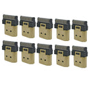 10 Pack HDMI Male 19 Pins A Type Solder Plug Termination Repair Kit