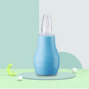 Manual Silicone Nasal Aspirator Infant Nasal Suction Nose Cleaner (Blue) A