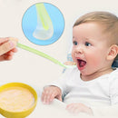 Silicone Baby Soft Feeding Spoon Infants Safety Tableware Learning Utensils