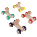1Pcs Solid Wooden Roller Relaxing Hand  Massage Tool Reflexology Face Foot FU