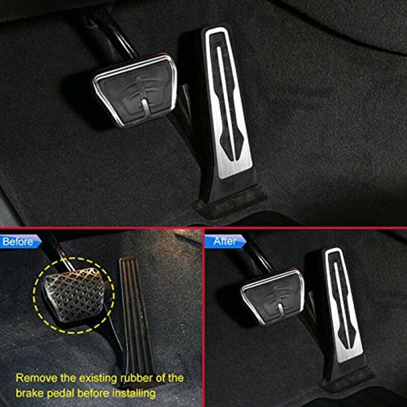 Gas Brake Pedal Cover Set For Bmw X3 X4 X5 X6 2 3 4 5 6 7 Series G20 F30 G3