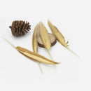 50 Golden Feathers 10-15cmDIY Handmade Jewelry Craft Decoration Materia NZM