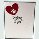 Heart dog Cutting DieS Stencil  Scrapbook Album Card Embossing Template  , High