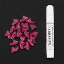 20 pcs Soft Nail Caps For Cat Pet Claw Control Paws off + Adhesive Glue Wit Y6C9