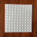 100x Self-Adhesive Rubber Feet Clear Semicircle Bumper Door Buffer Pads Silicone