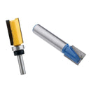 2 Pieces Straight Router CNC Engraving Woodworking V Groove Bottom Cleaning