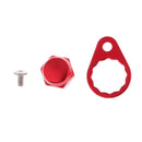 3pcs Baitcasting Fishing Reel Handle Crank Nuts Plate Screw Cap, Right Hand