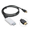 Wii to HDMI Converter Adapter + 5ft 1.5m High Speed Conversion Cable Cord Line