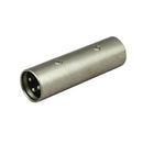 3 Pin XLR Male Plug to Plug Coupler Connector Microphone Adapter Connector