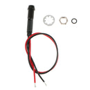 Blue 12V LED Signal Indicator Warning Light Lamp w/Wire Lead Easy Install