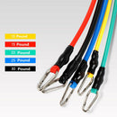 11pcs Fitness Resistance Bands Set Home Gym Sports Exercise Tubes Equipment