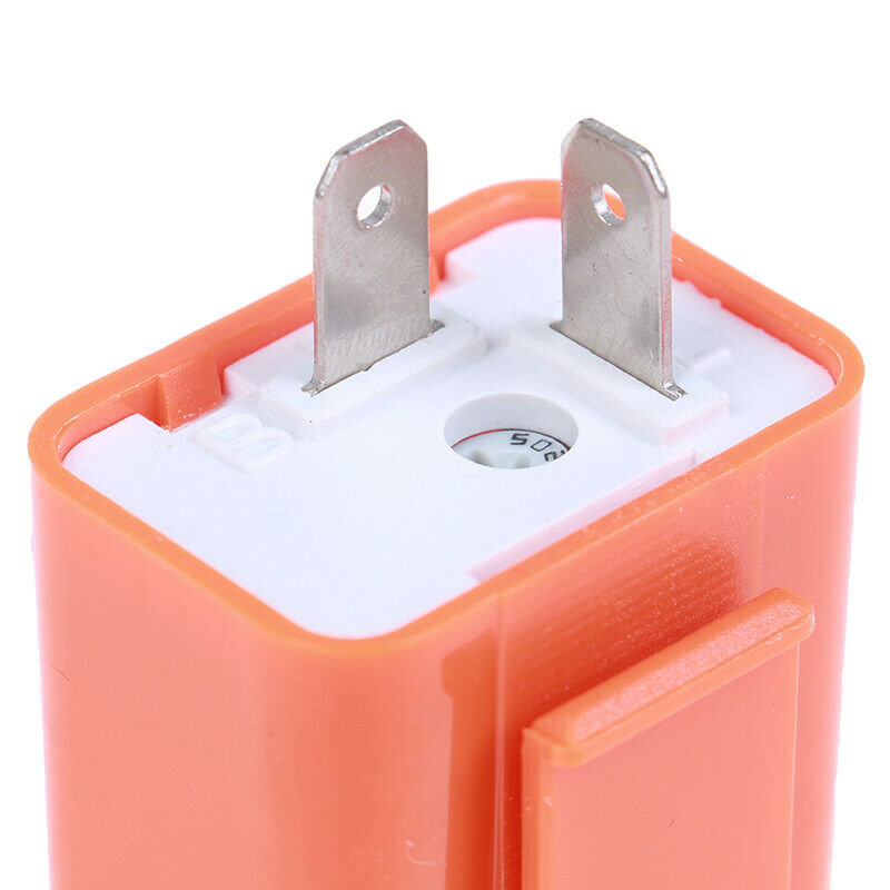 2-Pin Motorcycle Speed Adjustable LED Turn Signal Indicator Flasher Relay 12V Gn
