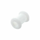 2 PCS 2 Gauge 6mm Silicone Tunnel Ear Plug Expander Stretcher (White) I2D8