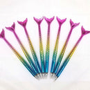 8Pcs Mermaid Ballpoint Pen School Supply Ball Point Creative Novel Office G