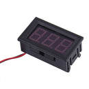 2 Wire Digital Red LED Car Voltmeter Volt Panel Meter Gauge AC70-500V