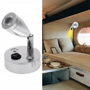 2Pcs 12V Rv Reading Light 3000K Home Warm Wall Light Led Yacht Spotlight fo