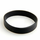 15 PCS Bracelet Bangle Rubber Black Sport 12 mm Band TOP M8A3