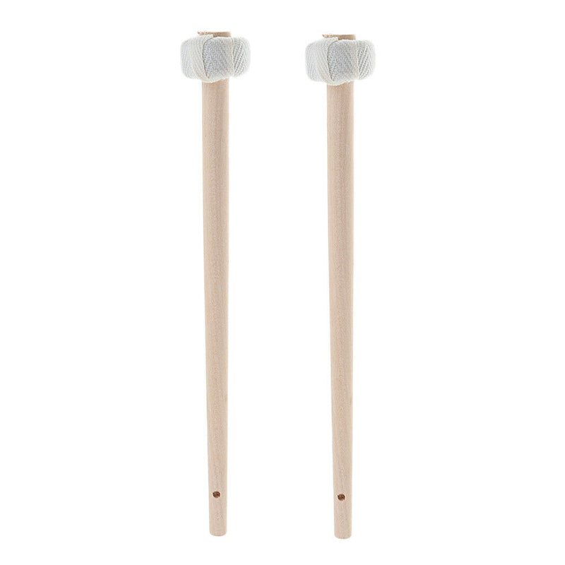 Pack of 2 Wood Chinese Gong Mallets Hammers Percussion Instrument Parts