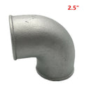 Universal 2.5" Cast Aluminium Elbow Pipe 90 Degree Intercooler Turbo Tight Bend.