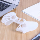 Soft Silicone Skin for DualSense Controller Case + 2 Thumb Grips (White)