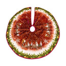 Christmas Tree Skirt Colorful Non-Woven Fabric Christmas Tree Ornaments Tre Y1B4