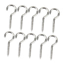 10pcs Mini Eye Pins Screw Hook House Curtain Net Wire Hanging Hook 55x3.8mm